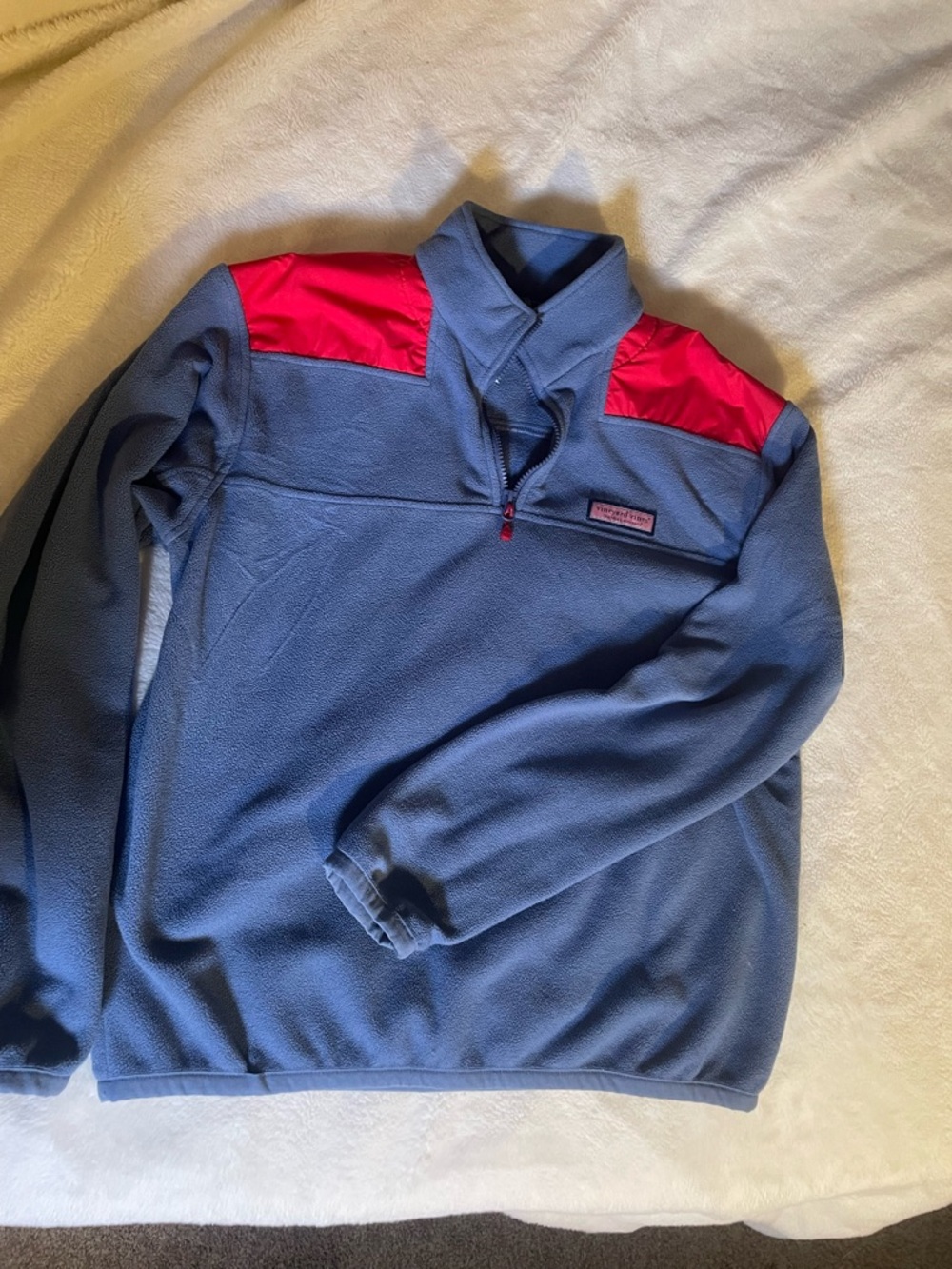 Vineyard Vines Blue Fleece Pullover